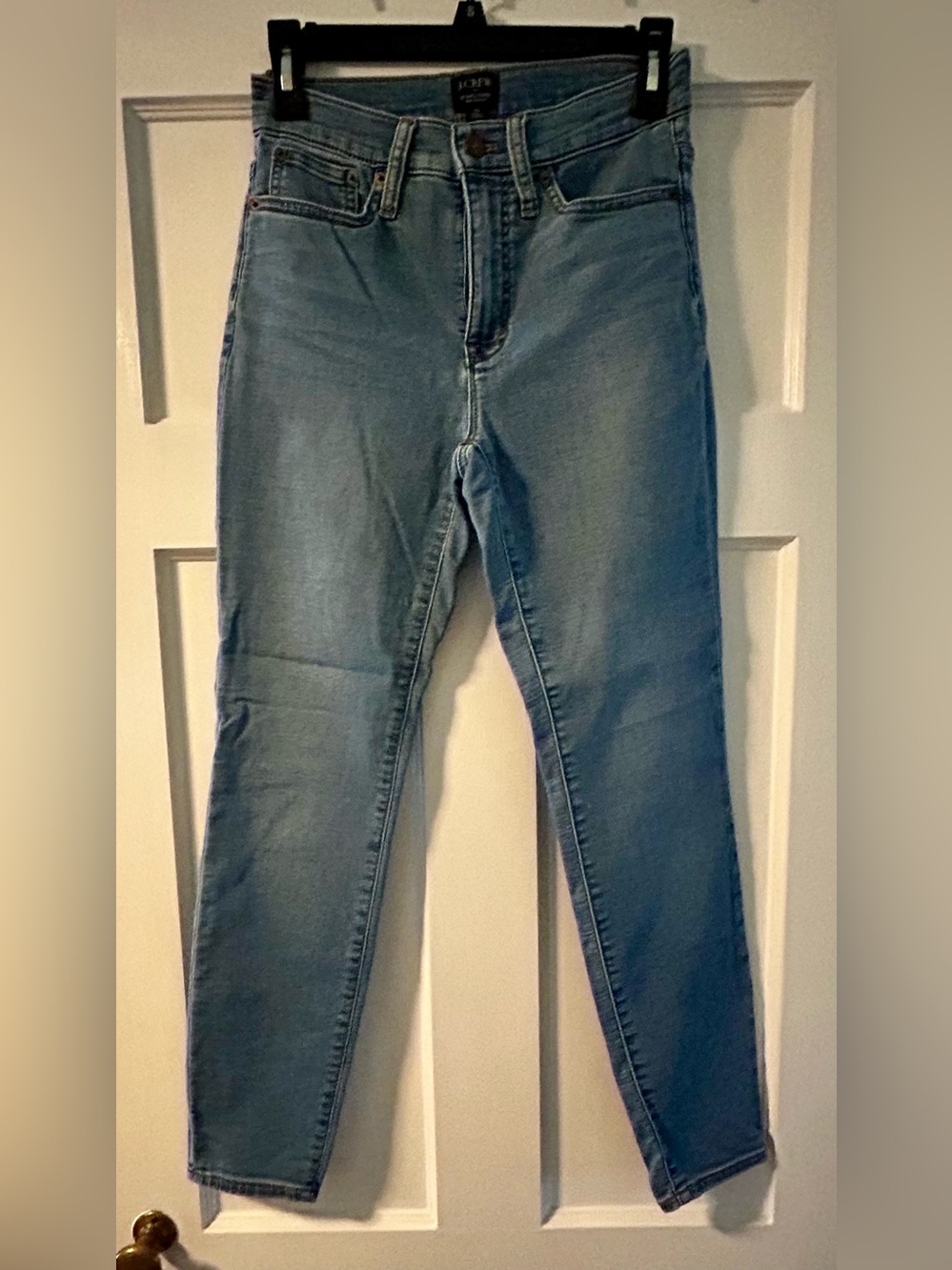 J. Crew Light Blue Mid-Rise Skinny Jeans